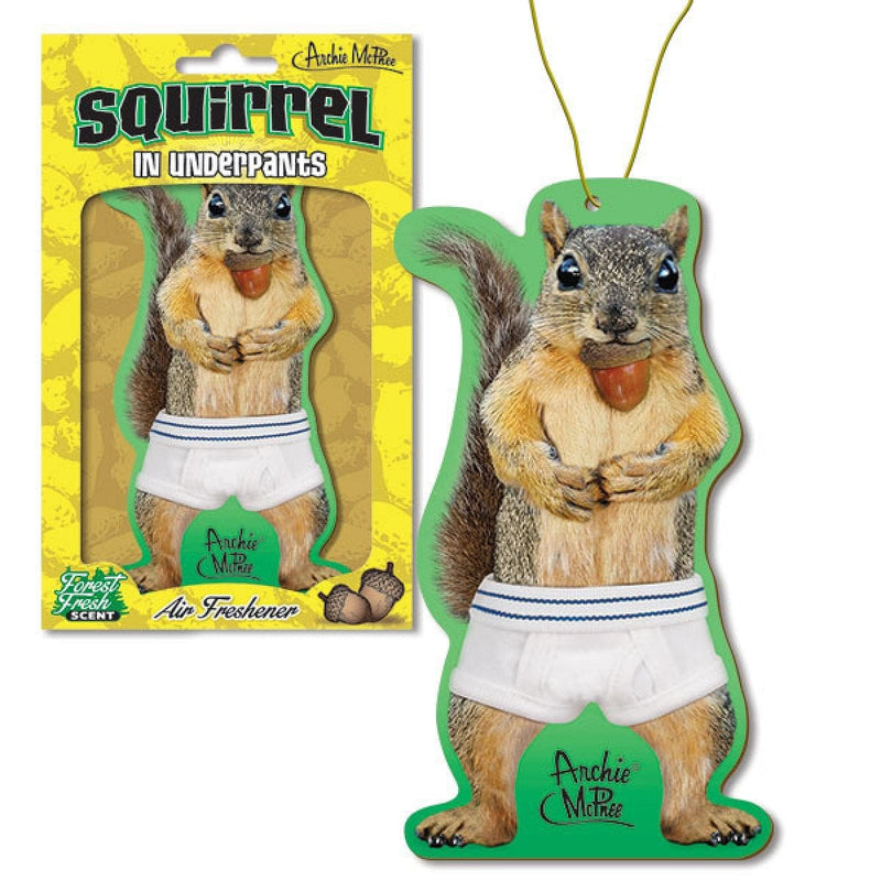 Accoutrements Squirrel In Underpants Deluxe Air Freshener - Shelburne Country Store