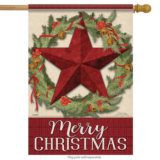 Christmas Star Flag - Large - Shelburne Country Store