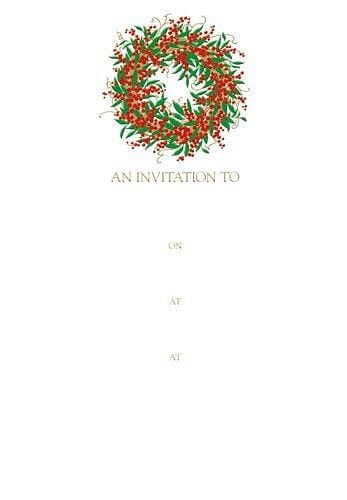 Berry Wreath Invitation - Shelburne Country Store