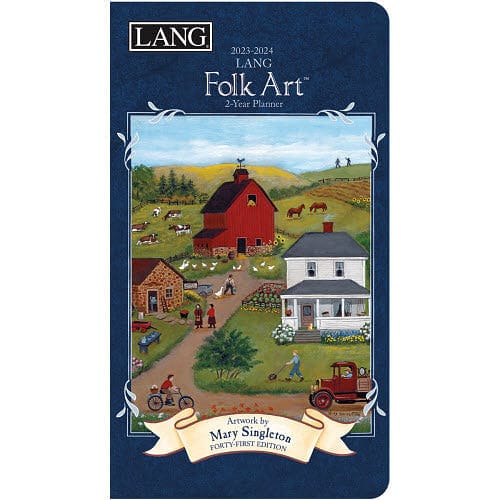 Lang Folk Art 2023 Two Year Planner - Shelburne Country Store