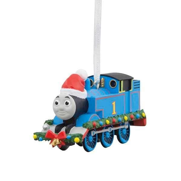 Resin Thomas the Tank with Santa Hat - Shelburne Country Store