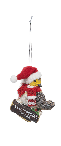Cozy Bird Ornament - - Shelburne Country Store