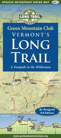 Vermont's Long Trail 5th Edition: Waterproof Hiking Trail Map - Shelburne Country Store