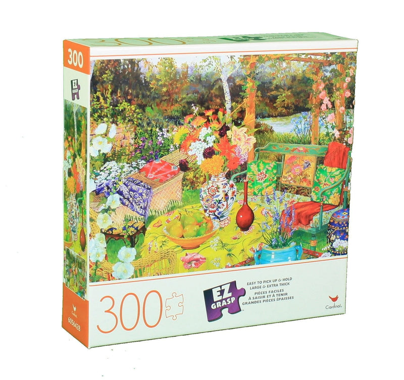 EZ Grasp 300-Piece Jigsaw Puzzle - Lakeside Retreat - Shelburne Country Store