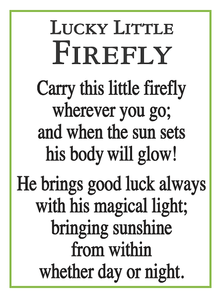 Lucky Little Firefly Charm - Shelburne Country Store