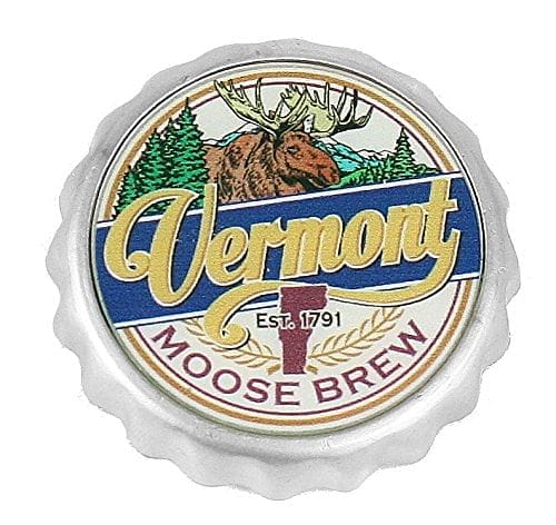 Vermont Bottle Cap Magnet - Moose Brew - Shelburne Country Store