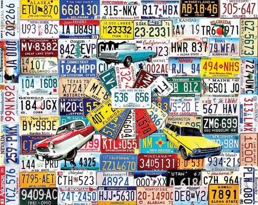 State Plates - 550 Piece Jigsaw Puzzle - Shelburne Country Store