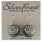 Silver Round Layers With Flower Earrings - Shelburne Country Store
