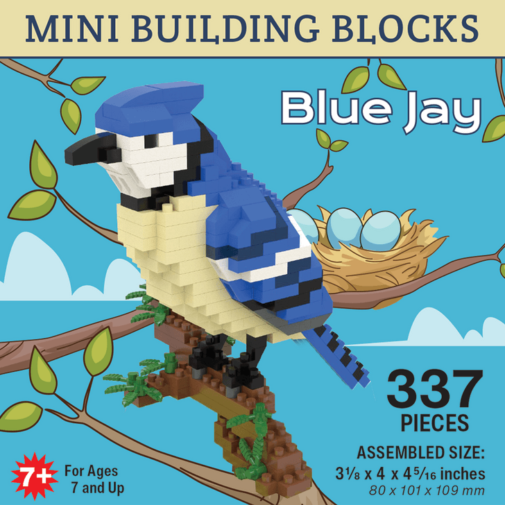 Mini Building Blocks - Blue Jay - Shelburne Country Store