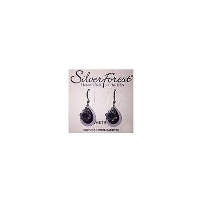 Amethyst Flower Earrings - Shelburne Country Store