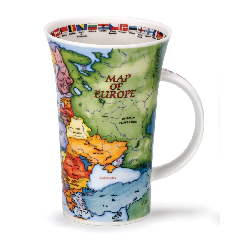 Dunoon Map of Europe Mug (16.9 oz.) - Shelburne Country Store