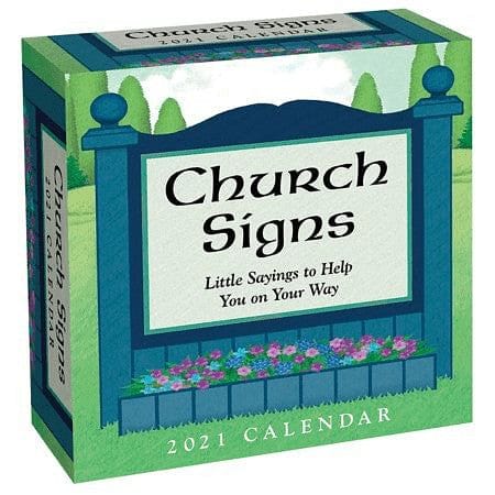 2021 Church Signs Day to Day Calendar - Shelburne Country Store