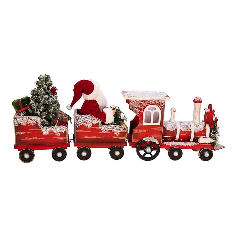 30 Inch KSA Kringles Santa On Train - Shelburne Country Store