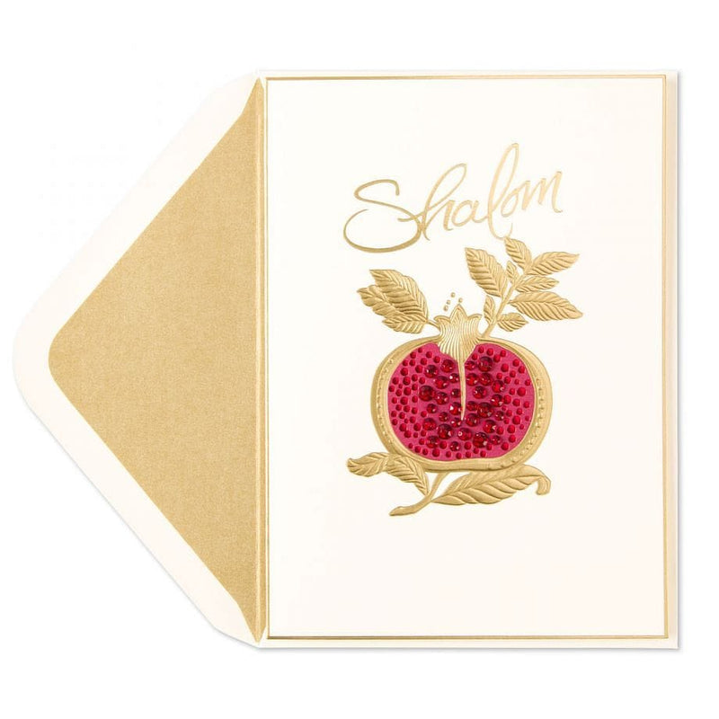 Gem Pomegranate Rosh Hashanah Card - Shelburne Country Store