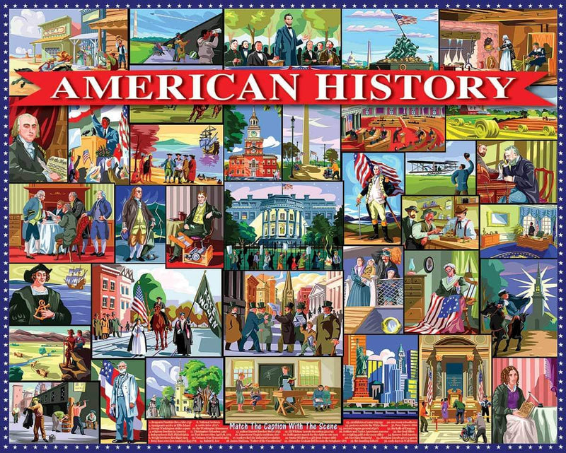 American History - 1000 Piece Jigsaw Puzzle - Shelburne Country Store