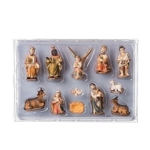 12 Piece Nativity Set - 2 inch scale - Shelburne Country Store