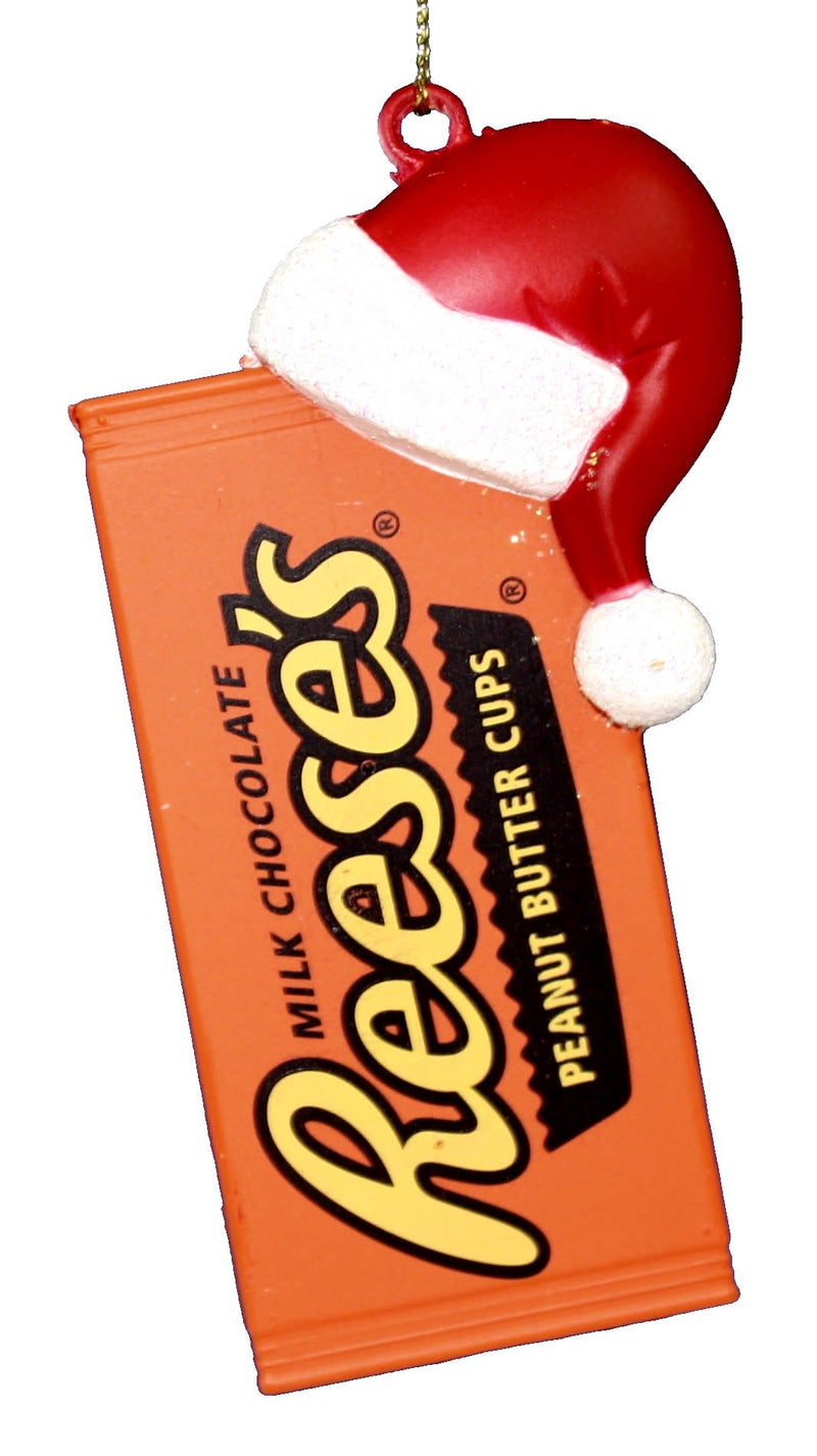 Chocolate Bar W/Hat Ornament - Reeses - Shelburne Country Store