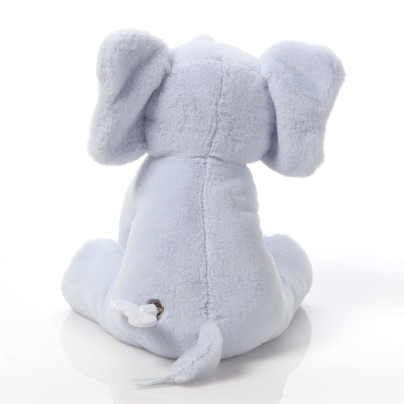 Gund Baby Bubbles Elephant Keywind Musical Plush, Blue, 8.5" - Shelburne Country Store