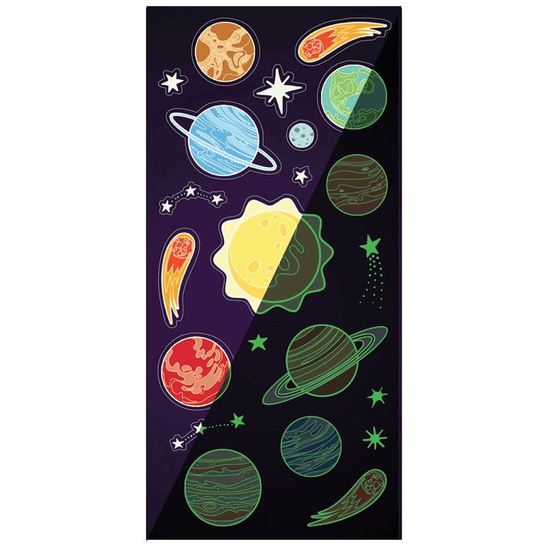 Solar System Planet Stickers - Glow in the Dark! - Shelburne Country Store