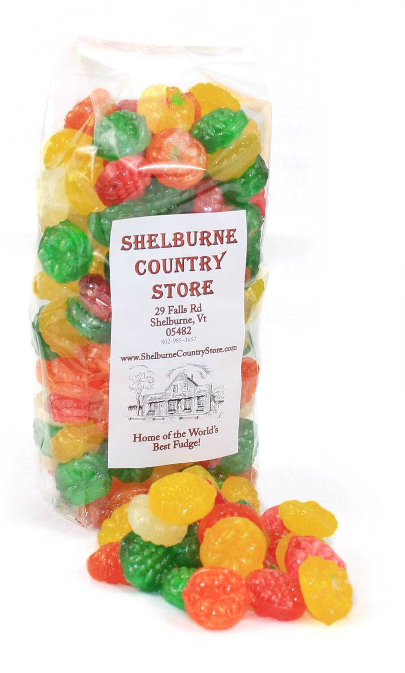 Assorted Fruit Drop Hard Candies - 1 Pound - Shelburne Country Store
