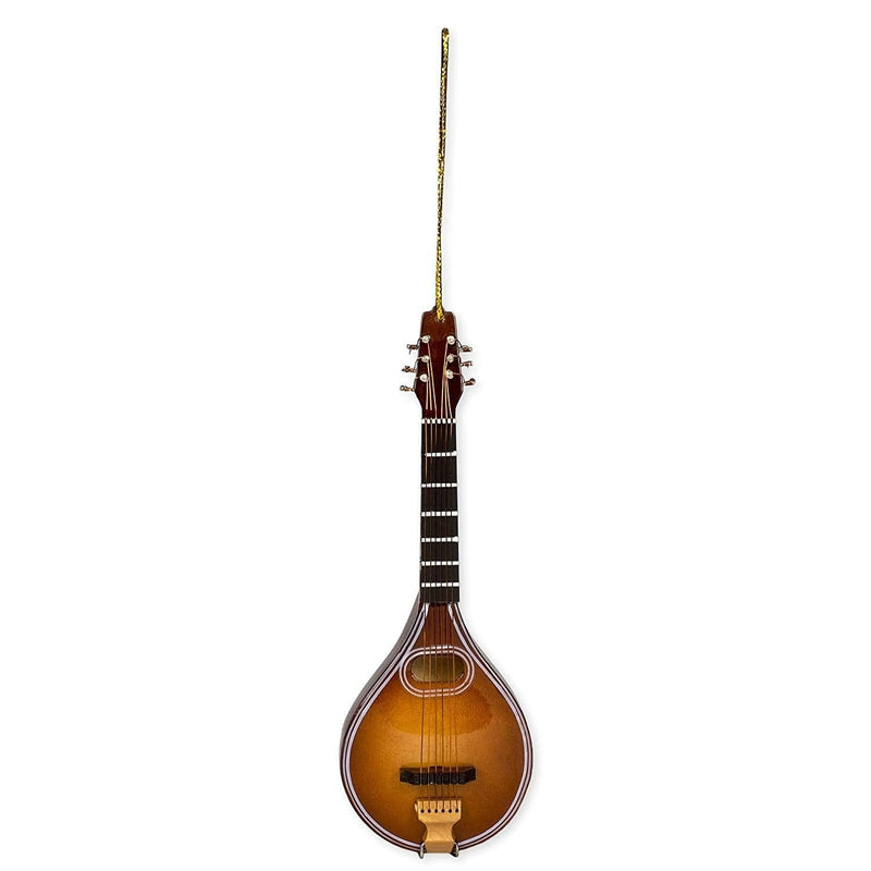 Mandolin Music Instrument Replica Christmas Ornament, Size 5 Inch - Shelburne Country Store