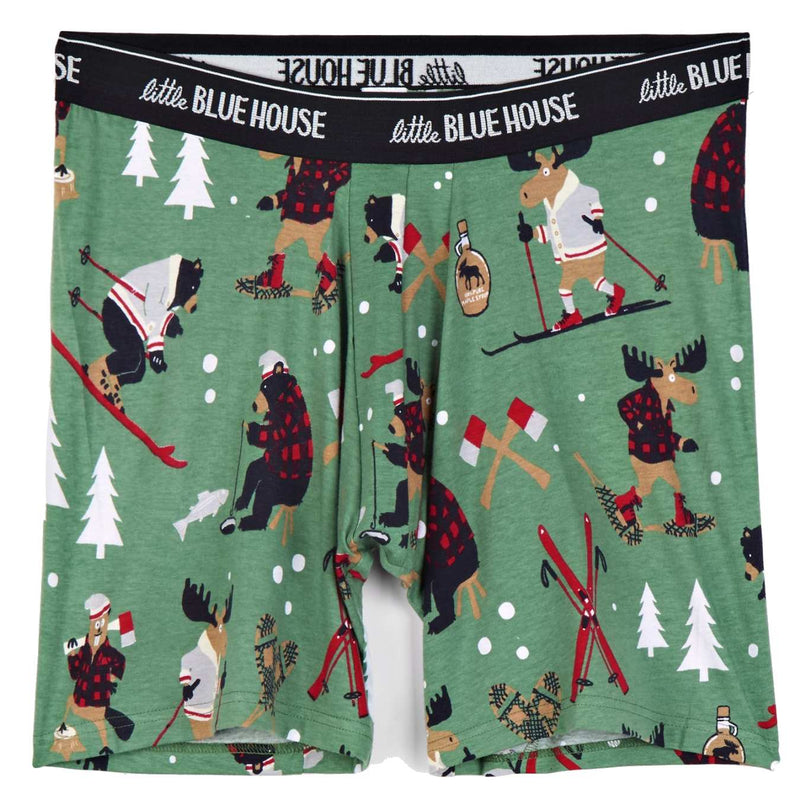 Men's Boxers - Northern Winter - - Shelburne Country Store