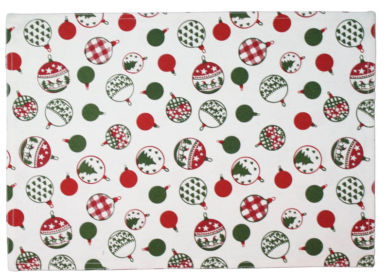 Ornaments Placemat - Multi - Shelburne Country Store