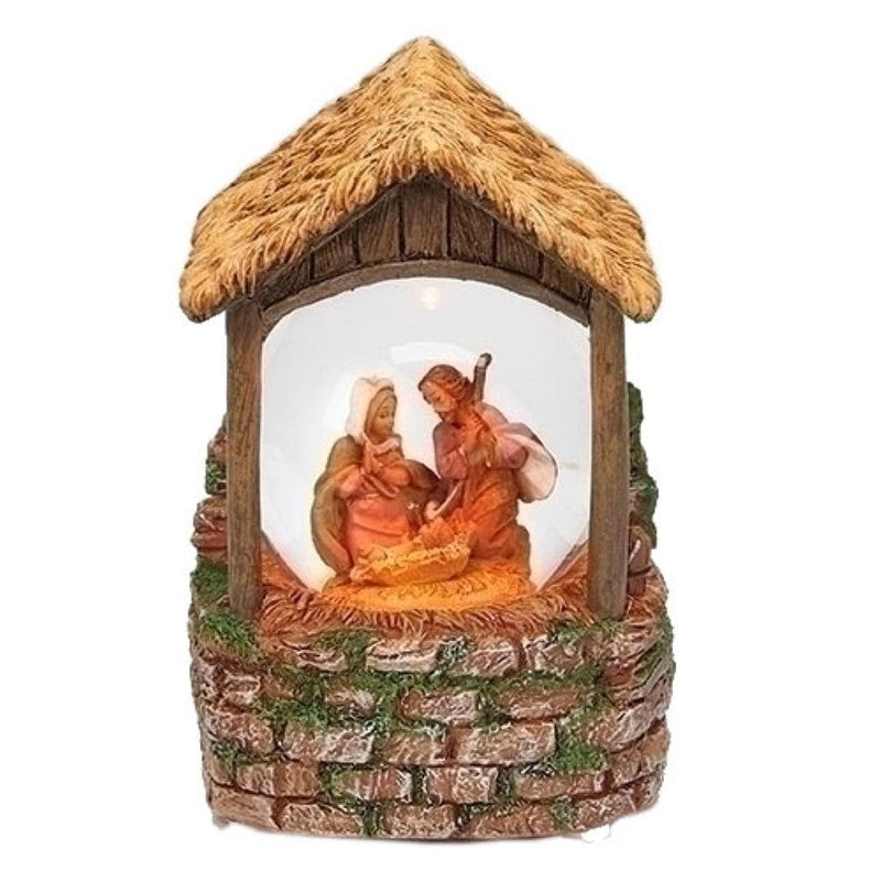 6 Inch Musical Lit Holy Family Snowglobe Dome - Shelburne Country Store