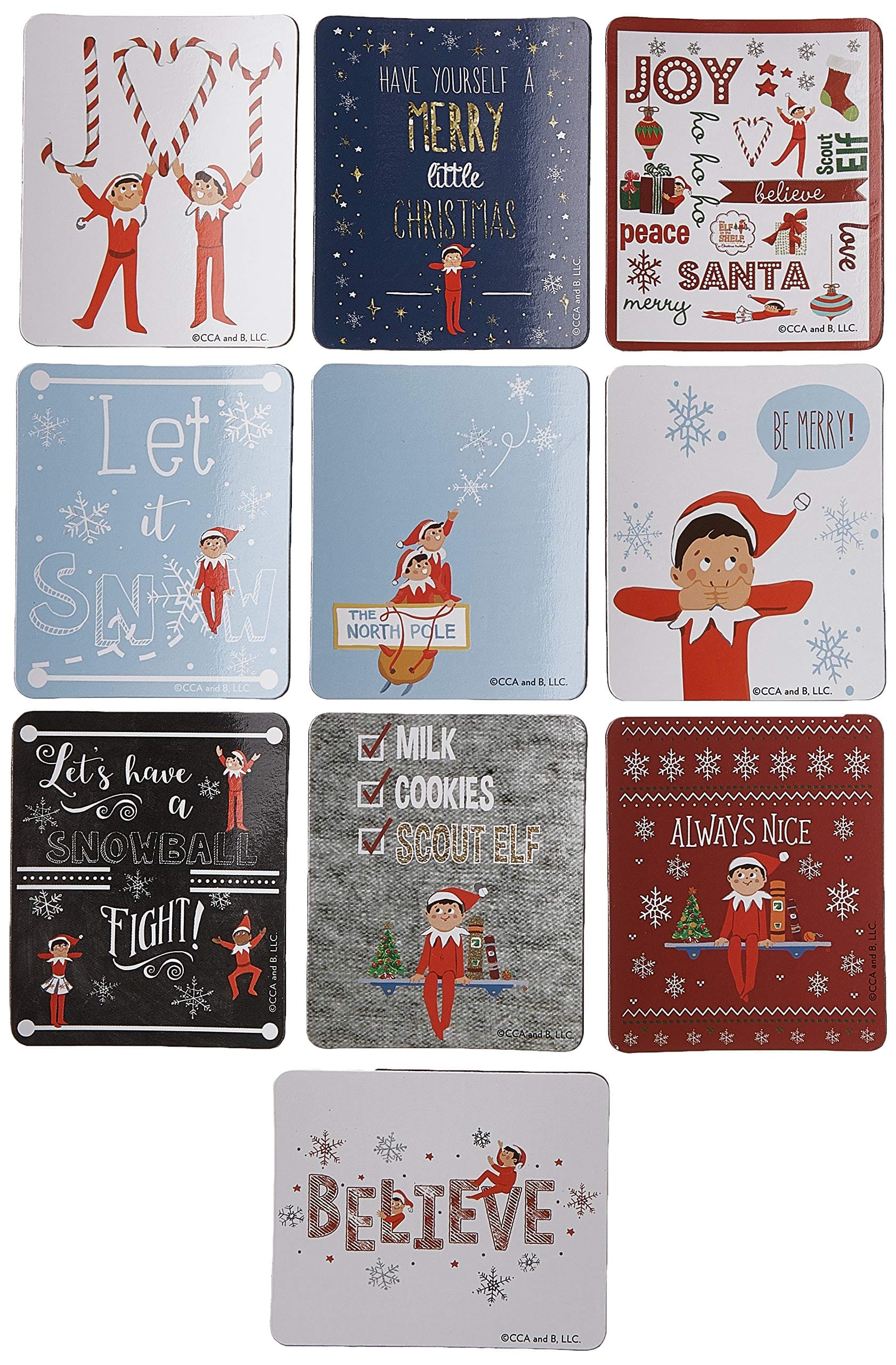The Elf on the Shelf: Magnet Set and Christmas Countdown Calendar - Shelburne Country Store