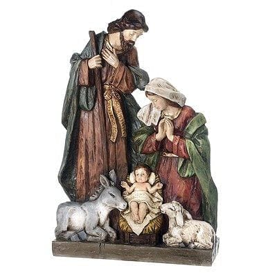 Holy Family W/ Animals - 19" - Shelburne Country Store