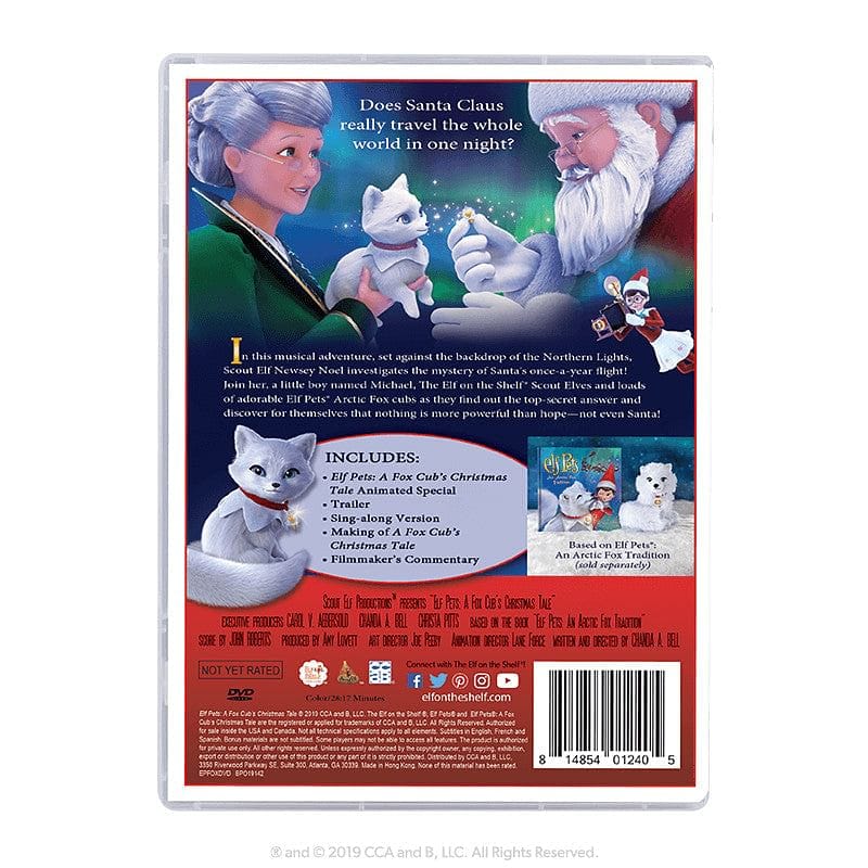 Elf Pets : A Fox Cub's Christmas Tale DVD - Shelburne Country Store