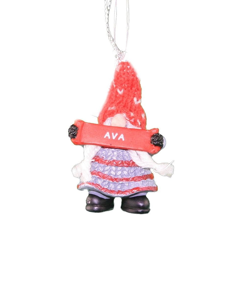 Personalized Gnome Ornament (Letters A-I) - - Shelburne Country Store