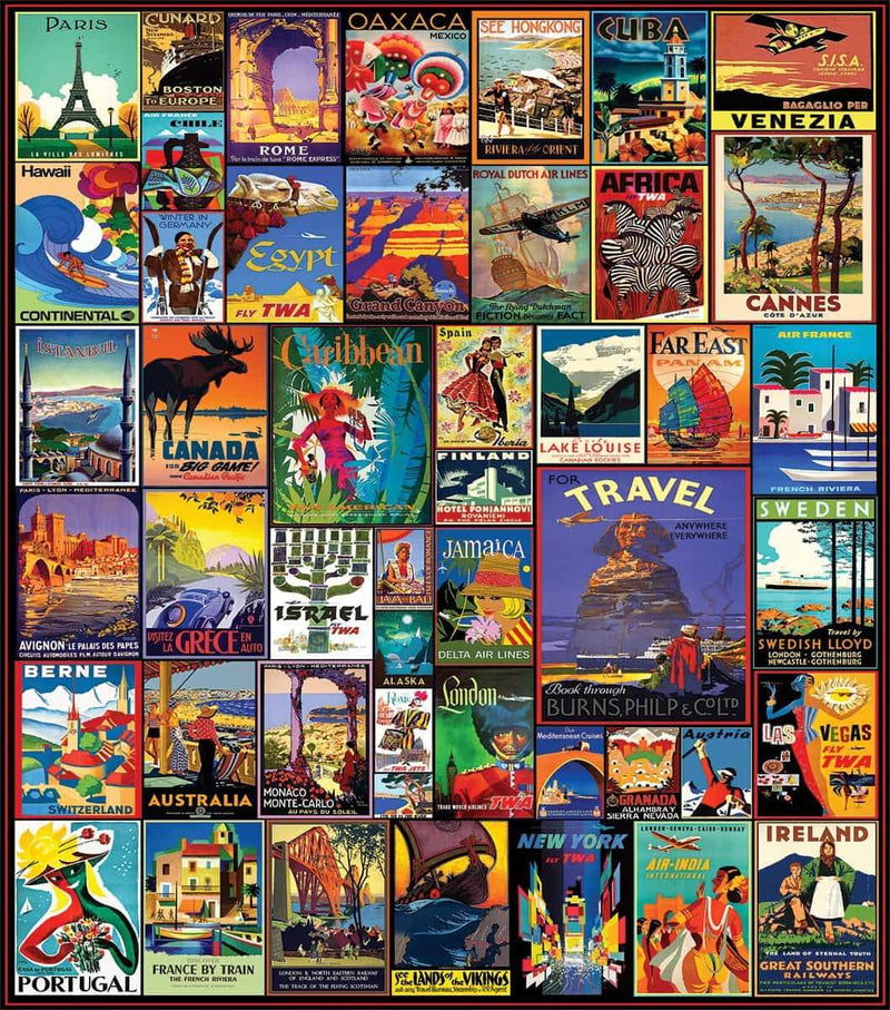 Travel The World - 550 Piece Jigsaw Puzzle - Shelburne Country Store