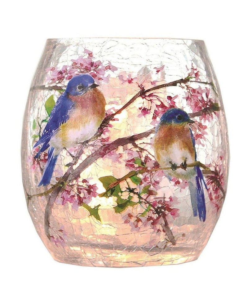 Lighted Jar - Blue Bird - 3 x 3 x 3 - Shelburne Country Store