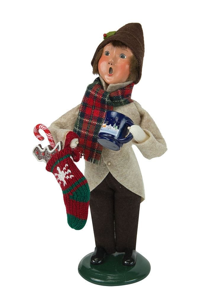 Boy with Gingerbread Figurine - Shelburne Country Store
