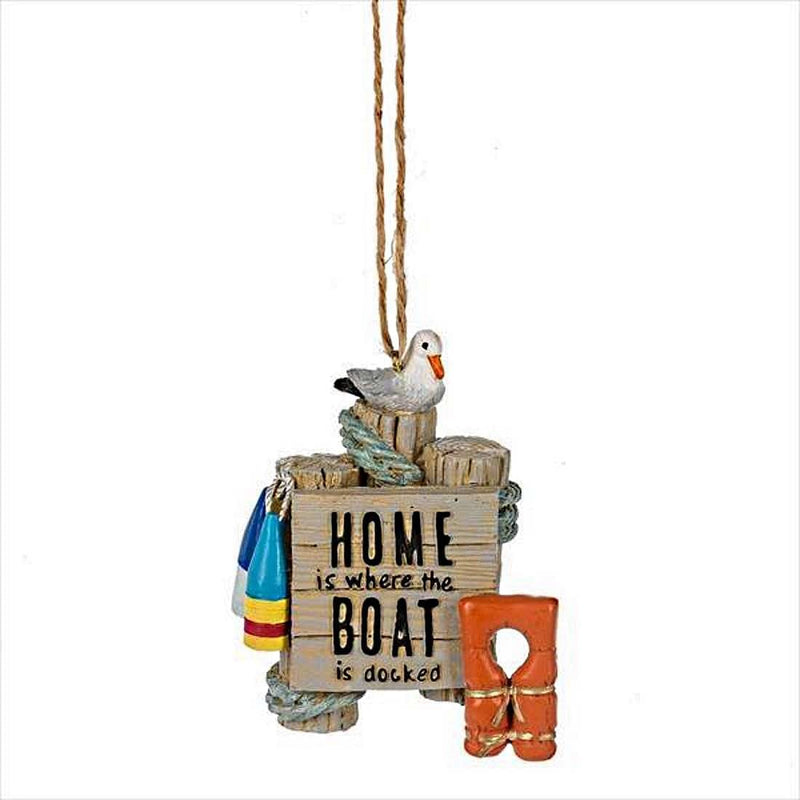 Home is Where the Boat Is Docked Ornament - Shelburne Country Store