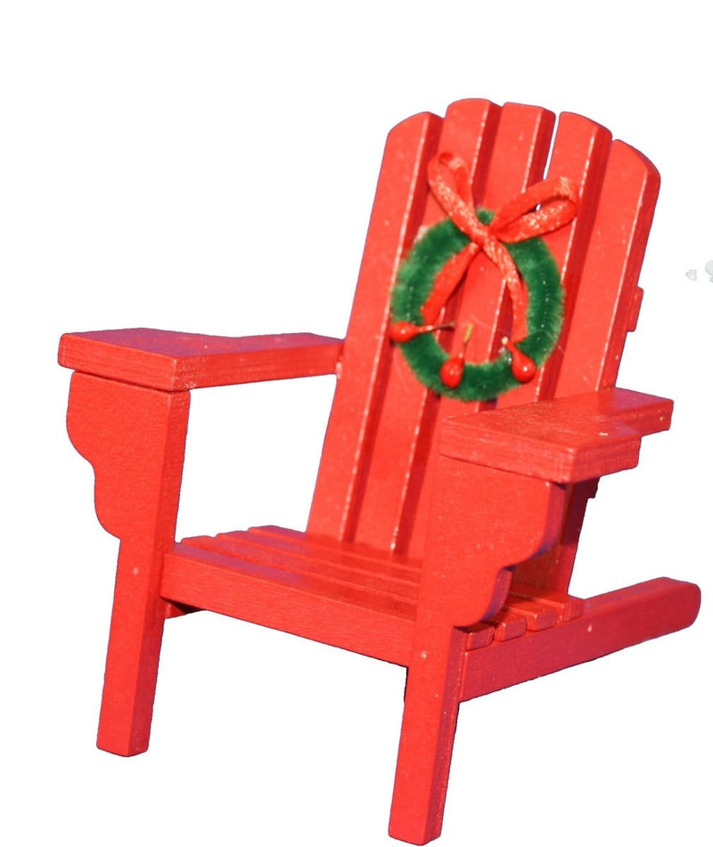 Adirondak Chair Ornament - Red - Shelburne Country Store