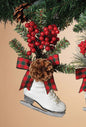 9" Holiday Skate w/PVC Accents - Shelburne Country Store