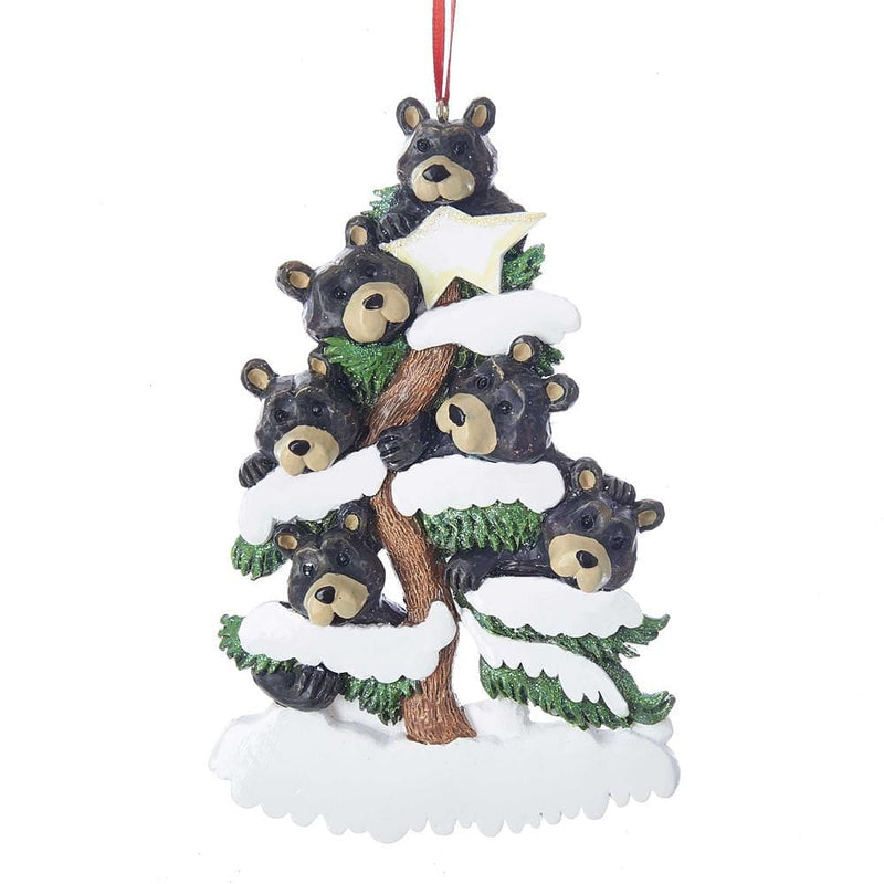 Bear Family on Tree Ornament -  Family of 3 - Shelburne Country Store
