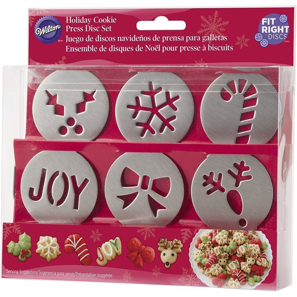 Wilton 6-Piece Fit Right Holiday Cookie Disc Set - Shelburne Country Store