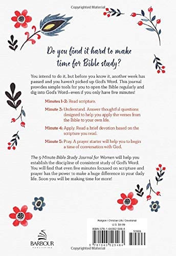The 5-Minute Bible Study Journal for Women - Shelburne Country Store