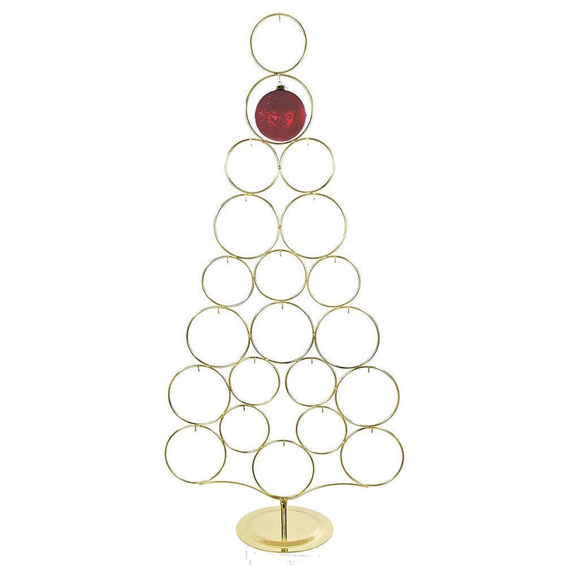 Gold Metal Tree Oranment Rack - Shelburne Country Store