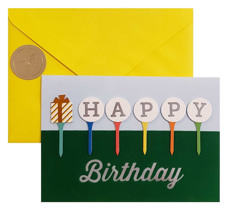 Birthday Golf Tees - Birthday Card - Shelburne Country Store