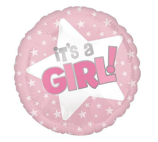 Its A Girl Foil Mylar Balloon - Shelburne Country Store