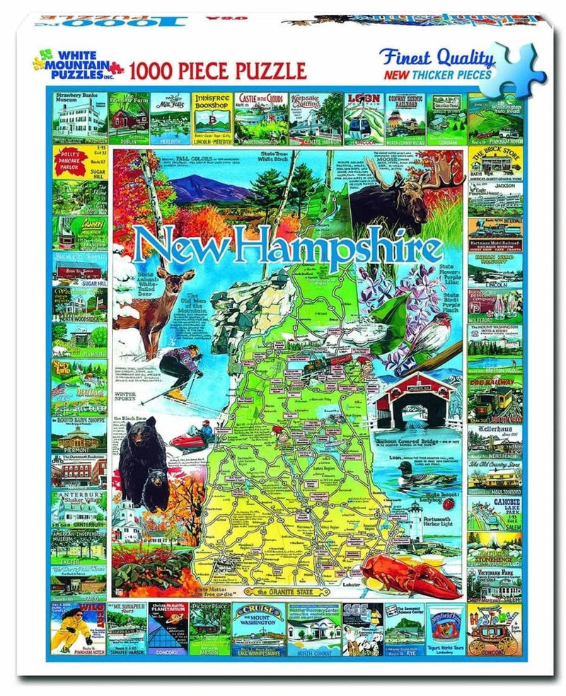 Best of New Hampshire - 1000 Piece Jigsaw Puzzle - Shelburne Country Store