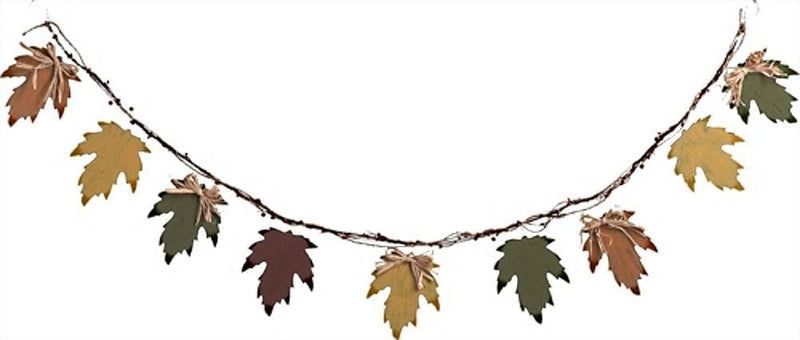 MDF Maple Leaf Garland - Shelburne Country Store