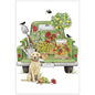 Green Truck Garden Bagged Towel - Shelburne Country Store