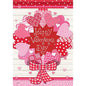 Valentine Wreath Durasoft Large Flag - 28" x 40" - Shelburne Country Store