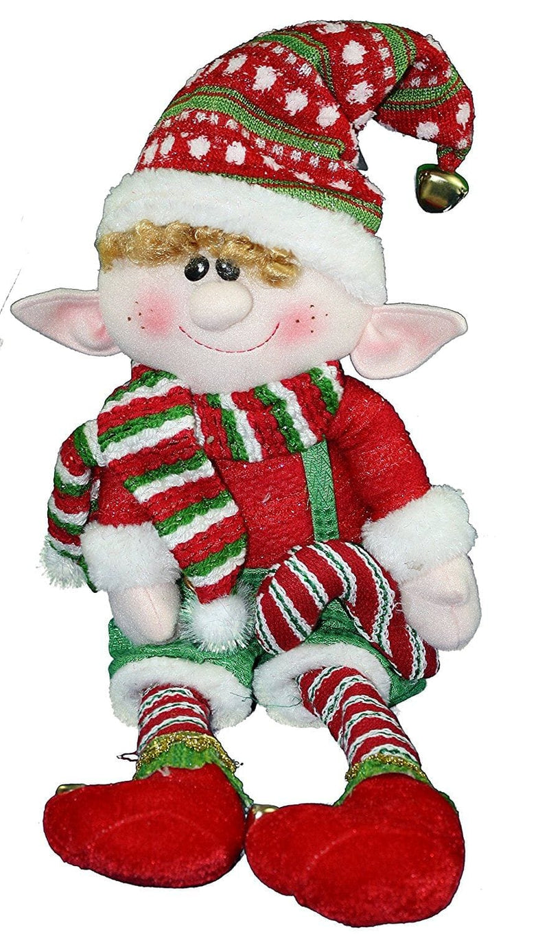 Plush Elf Shelf Sitter - Boy - - Shelburne Country Store