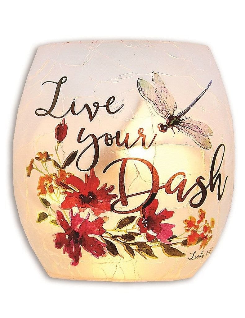 Lighted 3 Inch Glass Jar - The Dash Collection - - Shelburne Country Store